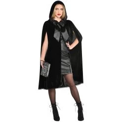 Promo 🌟 Adult Hooded Cape with Oversized Bow by Amscan 💯