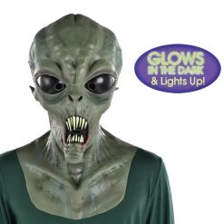 Wholesale 🌟 Light Up Alien Mask by Amscan 😀