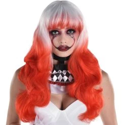 Discount 🎁 Twisted Circus Ombre Wig by Amscan 😀