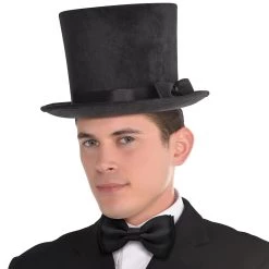 Flash Sale ⭐ Adult Deluxe Black Top Hat by Amscan 🥰