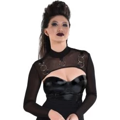 Hot Sale π Adult Mesh Half π Shirt with O-Rings by Amscan π