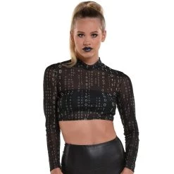 Cheap ⭐ Cyberpunk Adult Mesh Top by Amscan 🔥