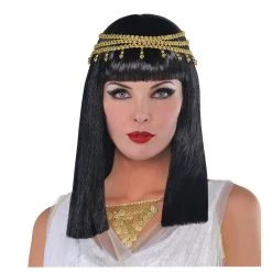 Coupon 😍 Adult Egyptian Queen Wig With Headband by Amscan ✔️