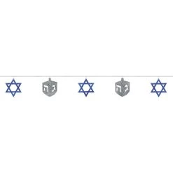 Buy 💯 9ft. Sequin Ring Hanukkah Garland by Amscan 🎉