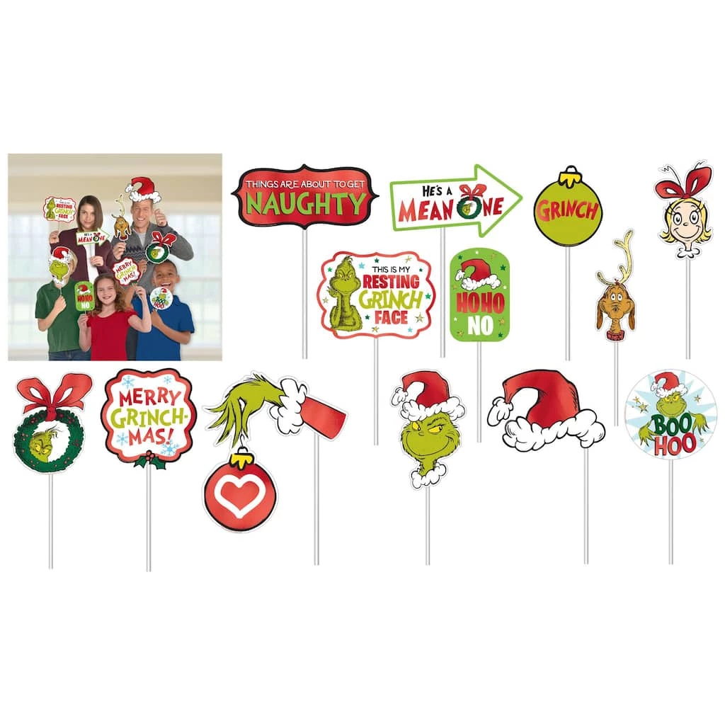 New β¨ Traditional π Christmas Grinch Photo Prop Kit by Amscan π₯ 1 New β¨ Traditional π Christmas Grinch Photo Prop Kit by Amscan π₯