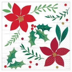 Promo 🛒 Christmas Wishes Beverage Napkins, 80ct. by Amscan ⌛