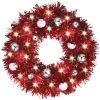 Deals 💯 17" Light-Up Tinsel 🎁 Christmas Wreath by Amscan 🤩