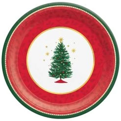 Top 10 🔔 12" 🎄 Christmas Joyful Tree Paper Plates, 16ct. by Amscan ❤️