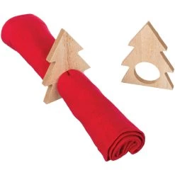 Deals ✨ Christmas Tree Napkin Rings, 12ct. by Amscan 🤩