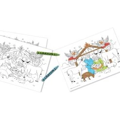 Cheap 😀 Color-In Nativity 🎄 Christmas Placemats by Amscan ❤️