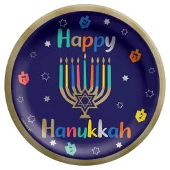 Coupon ⭐ 7" Hanukkah Joy Paper Plates, 60ct. by Amscan 🎁