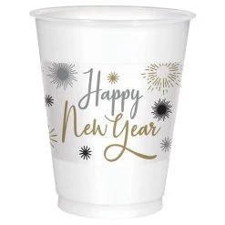 Deals ✔️ 16oz. Happy New Year Plastic Cups, 50ct. by Amscan ✔️