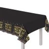 Best Pirce 🎉 102" New Year's Eve Colorful Confetti Plastic Table Cover by Amscan ✨